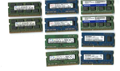 Ram mémoires DDR3 de 2 et 4 Gb en lot de 10 pièces, Informatique & Logiciels, Mémoire RAM, Utilisé, Laptop, 4 GB, DDR3, Enlèvement ou Envoi