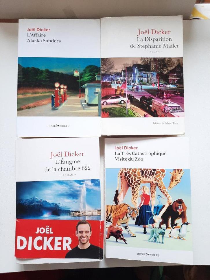 Joel Dicker 4 romans, Boeken, Romans, Gelezen, Verzenden