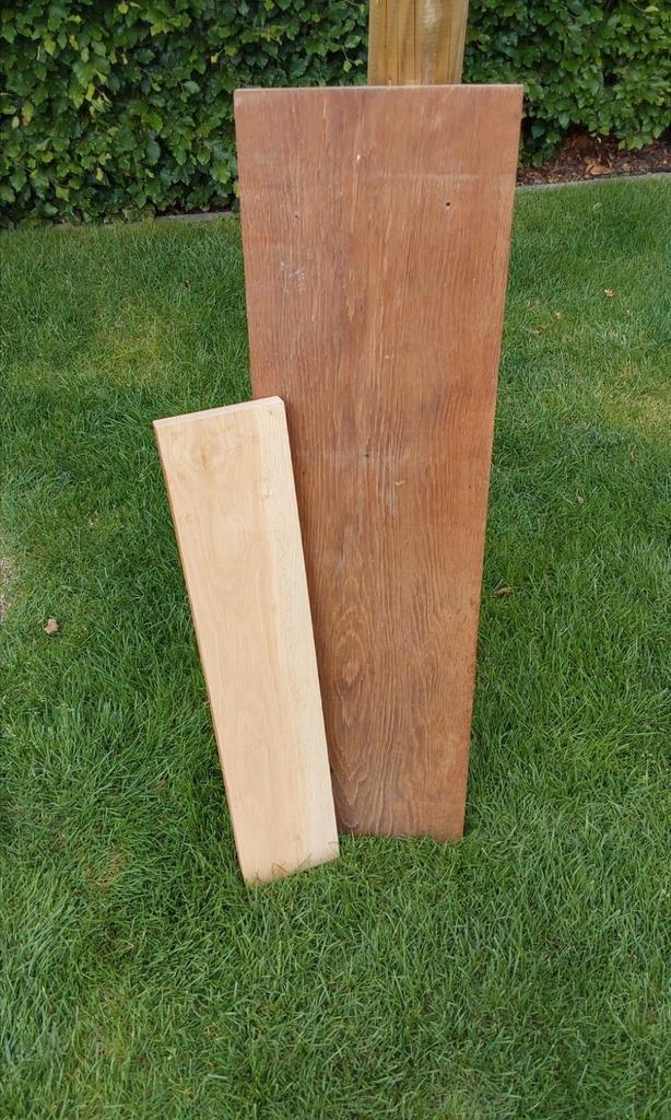 (Oud) eiken planken, Doe-het-zelf en Bouw, Hout en Planken, Zo goed als nieuw, Plank, Eiken, Ophalen of Verzenden