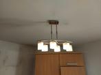 luchter met kapjes glas, Ophalen