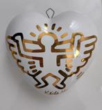 Keith Haring keramiek hart Creativando wit/goud, Ophalen of Verzenden, Zo goed als nieuw