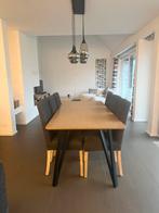 Grande table à manger avec 6 chaises, Maison & Meubles, Enlèvement, Utilisé, Moderne, 6 à 8 chaises
