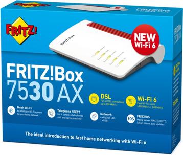 AVM FRITZ!Box 7530 router, Informatique & Logiciels, Routeurs & Modems, Enlèvement, Comme neuf, Routeur avec modem, AVM Fritzbox