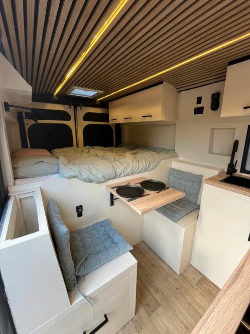 Off grid zelfbouwcamper Fiat Ducato, Caravans en Kamperen, Mobilhomes, Particulier, tot en met 3, Buscamper of Camperbus, Fiat