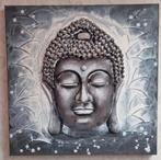 Peinture relief Bouddha 55 x55cm, Enlèvement ou Envoi