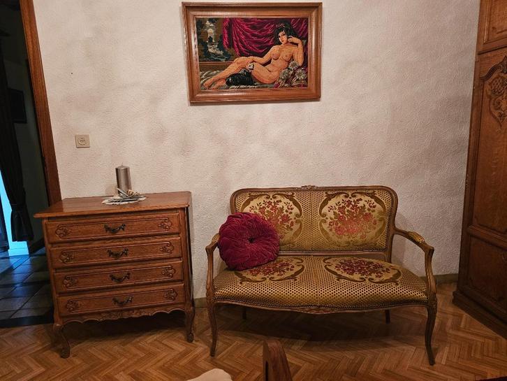 Louis XV-stijl canapé, Antiek en Kunst, Antiek | Meubels | Stoelen en Sofa's, Ophalen
