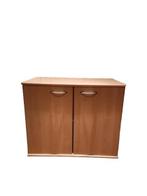 Meubles bas de rangement 2 portes imitation chêne clair, Maison & Meubles, 25 à 50 cm, Avec porte(s), Design, Comme neuf