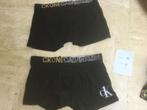 Boxer shorts x 2 Calvin Klein zwart/noir 8j 140, Jongen, Gebruikt, Ophalen of Verzenden, Nacht- of Onderkleding