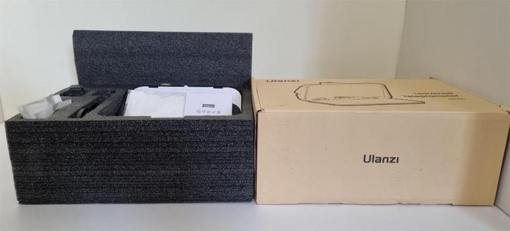 Ulanzi RT02 Teleprompter – Perfecte staat, met doos, Audio, Tv en Foto, Professionele apparaten, Zo goed als nieuw, Tv en Weergevers