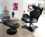 Stokke Varier Tok design lounge chair + ottoman / fauteuil, Enlèvement, Utilisé, Cuir