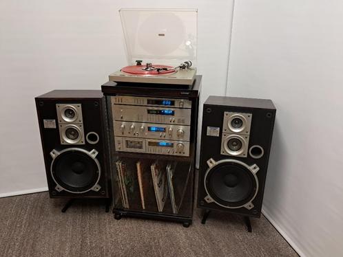 Pioneer Blue-Line Vintage stereo-set from the early 80's, Audio, Tv en Foto, Stereoketens, Cassettedeck, Tuner of Radio, Speakers