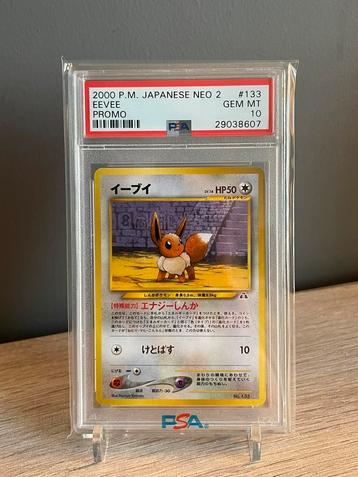 Eevee - Japanese Neo 2 - PSA 10