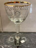 Westmalle bierglas (nr 59): emaille, geslepen, gouden rand., Verzamelen, Biermerken, Ophalen of Verzenden, Nieuw, Glas of Glazen