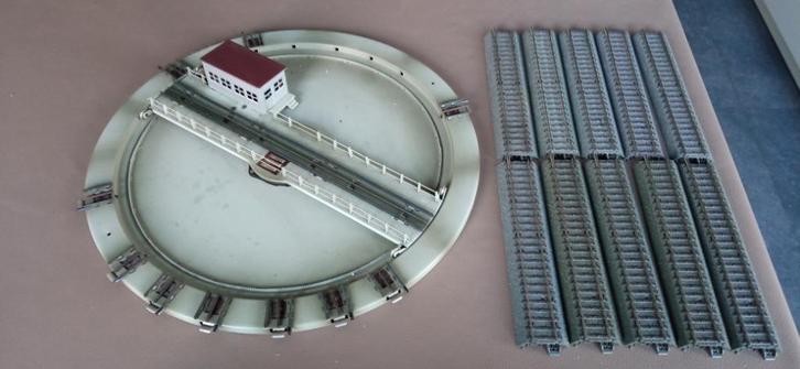 marklin draaischijf 7186 met aansluitrails voor C model, Hobby en Vrije tijd, Modeltreinen | H0, Gebruikt, Overige typen, Wisselstroom