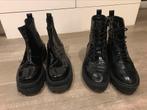 2 BOTTEN VOOR DAMES MAAT 38 , GOEDE STAAT !!, Enlèvement ou Envoi, Porté, Bottes hautes, Noir