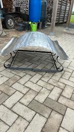 Rvs schouwkap 73cm x73cm, Doe-het-zelf en Bouw, Ophalen, Gebruikt, Zwart, Overige typen