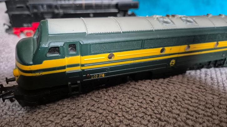 Set Elektrische trein Fleischmann en Jouef, Hobby en Vrije tijd, Modeltreinen | H0, Gebruikt, Locomotief, Fleischmann, Ophalen
