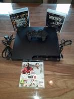 Playstation 3 plus controller en 3 games, Comme neuf, Enlèvement ou Envoi