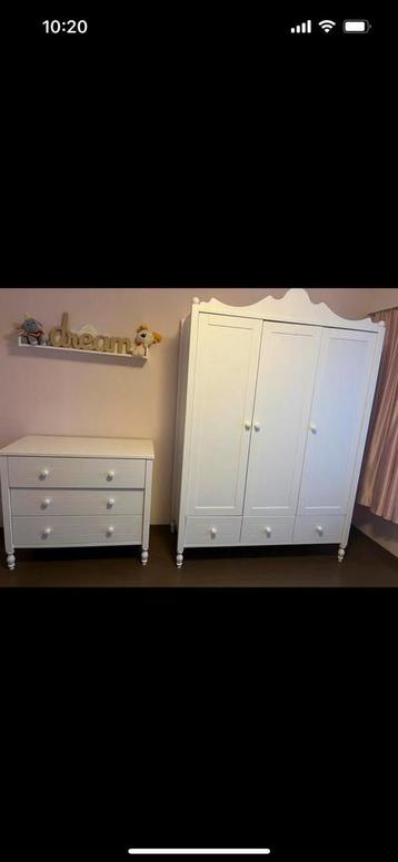 Bopita Belle kledingkast en commode beschikbaar voor biedingen