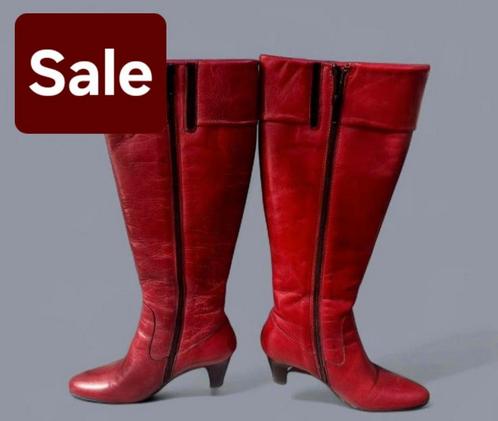 ✨️LAVORAZIONE ARTIGIANA Laarzen Maat 38 in Nieuwstaat✨✨️, Kleding | Dames, Schoenen, Zo goed als nieuw, Hoge laarzen, Rood, Ophalen of Verzenden