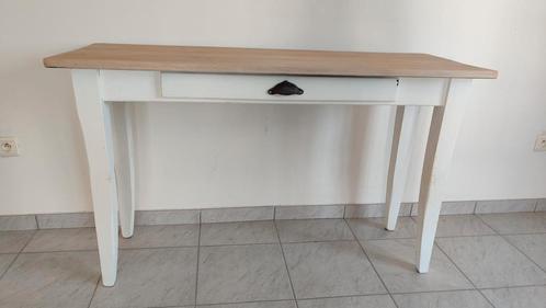 Houten landelijke sidetable, Huis en Inrichting, Tafels | Sidetables, Zo goed als nieuw, Ophalen