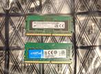 RAM SO-DIMM DDR4 2x4 Go (8 Go), pour laptop, Informatique & Logiciels, Mémoire RAM, Utilisé, Laptop, Enlèvement ou Envoi, DDR4