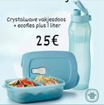 Set Tupperware Crystalwave box + bouteille écologique, Enlèvement ou Envoi, Neuf