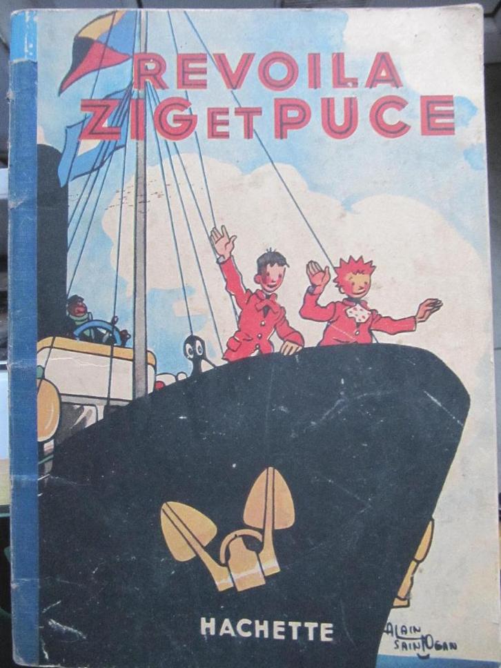 Revoilà Zig et Puce Hachette (1947), Livres, BD, Utilisé, Une BD, Enlèvement