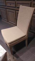 6 STERKE rieten stoelen beige voor €100, Ophalen, Overige kleuren, Riet of Rotan, Vijf, Zes of meer stoelen