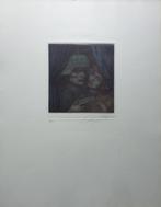 ERNST FUCHS / DER SOLDAT UND SEIN ENGEL / KLEURETS / 52x40cm, Ophalen of Verzenden