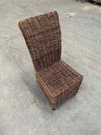 Chaise de salle à manger/fauteuil d'appoint en rotin, Osier ou Rotin, Bohemain, Comme neuf, Brun