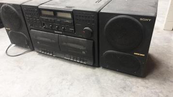 Sony cfd-750l stereoketen, Enlèvement, Utilisé, Lecteur CD, Sony