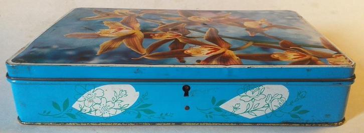 ancienne boite en tôle - Superchocolat Jacques, Collections, Boîte en métal, Enlèvement ou Envoi