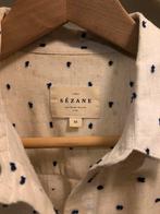 Tomboy Shirt Sézane - ecru met blauwe stippen, Enlèvement ou Envoi, Taille 36 (S), Blanc, Sézane