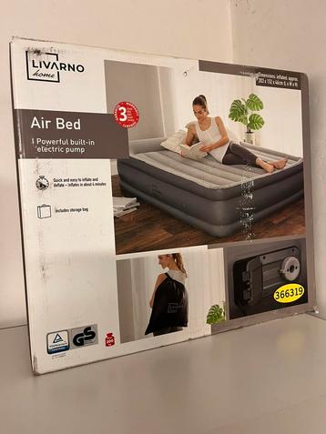 Livarno Air bed met ingebouwde pomp, Caravans en Kamperen, Luchtbedden, Ophalen, Ingebouwde pomp, Nieuw