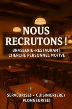 du personnel motivé et sérieux pour rejoindre notre équipe, Vacatures, Vacatures | Horeca en Traiteur