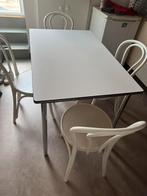 Keukentafel + 4 stoelen, Ophalen, Gebruikt