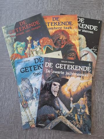 stripalbumreeks de getekende nrs. 1 tem 5, Série complète ou Série, Enlèvement, Comme neuf