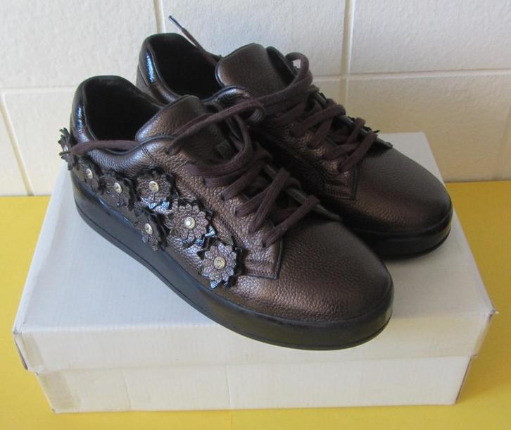 Dames veterschoenen - Merk Sensunique - Maat 37, Kleding | Dames, Schoenen, Zo goed als nieuw, Overige typen, Bruin, Ophalen of Verzenden