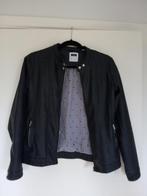 VESTE/BLOUSON ADO FILLE SIMILI CUIR OKAIDI- 14ANS/158 IMPEC, Maat 34 (XS) of kleiner, Blauw, Ophalen of Verzenden, Zo goed als nieuw