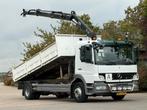 Mercedes-Benz Atego 1218 KRAAN/KIPPER!MANUELL! (bj 2007), Auto's, Vrachtwagens, Achterwielaandrijving, Wit, Mercedes-Benz, Bedrijf