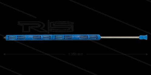 RVS Spuitlans 1050mm Blauw Duo-Isolatie, Auto diversen, Overige Auto diversen, Verzenden