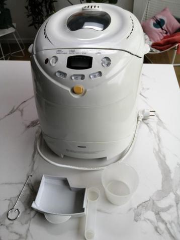 Primo broodbakmachine BM1, Enlèvement ou Envoi, 800 à 1200 grammes de pâte, Avec minuteur, Plus de 10 programmes
