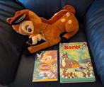 BAMBI: grote knuffel, boek en dvd, Comme neuf, Peluche, Bambi ou Dumbo, Enlèvement ou Envoi