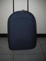 trolley valies blauw, Comme neuf, Moins de 50 cm, Poignée extensible, Enlèvement ou Envoi