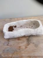 witte  stenen plantpot te koop, Ophalen, Zo goed als nieuw