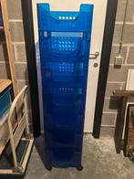 Kartell opbergbakken blauw op wielen, Huis en Inrichting, Ophalen, 5 laden of meer, 100 tot 150 cm, Design