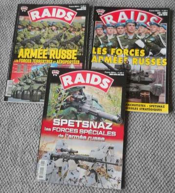 RAIDS - Armée russe (lot de 3 numéros hors-série) beschikbaar voor biedingen