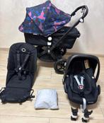 Bugaboo Cameileon 3+Black / birds 3-in-1 kinderwagen Set, Kinderen en Baby's, Buggy's, B, Ophalen of Verzenden, Zo goed als nieuw