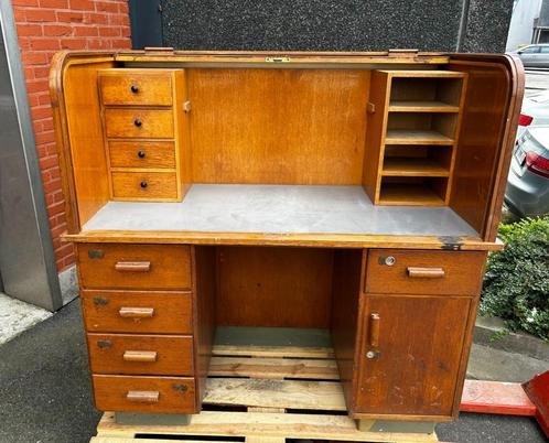 Bureau américain avec volet, Antiquités & Art, Curiosités & Brocante, Enlèvement